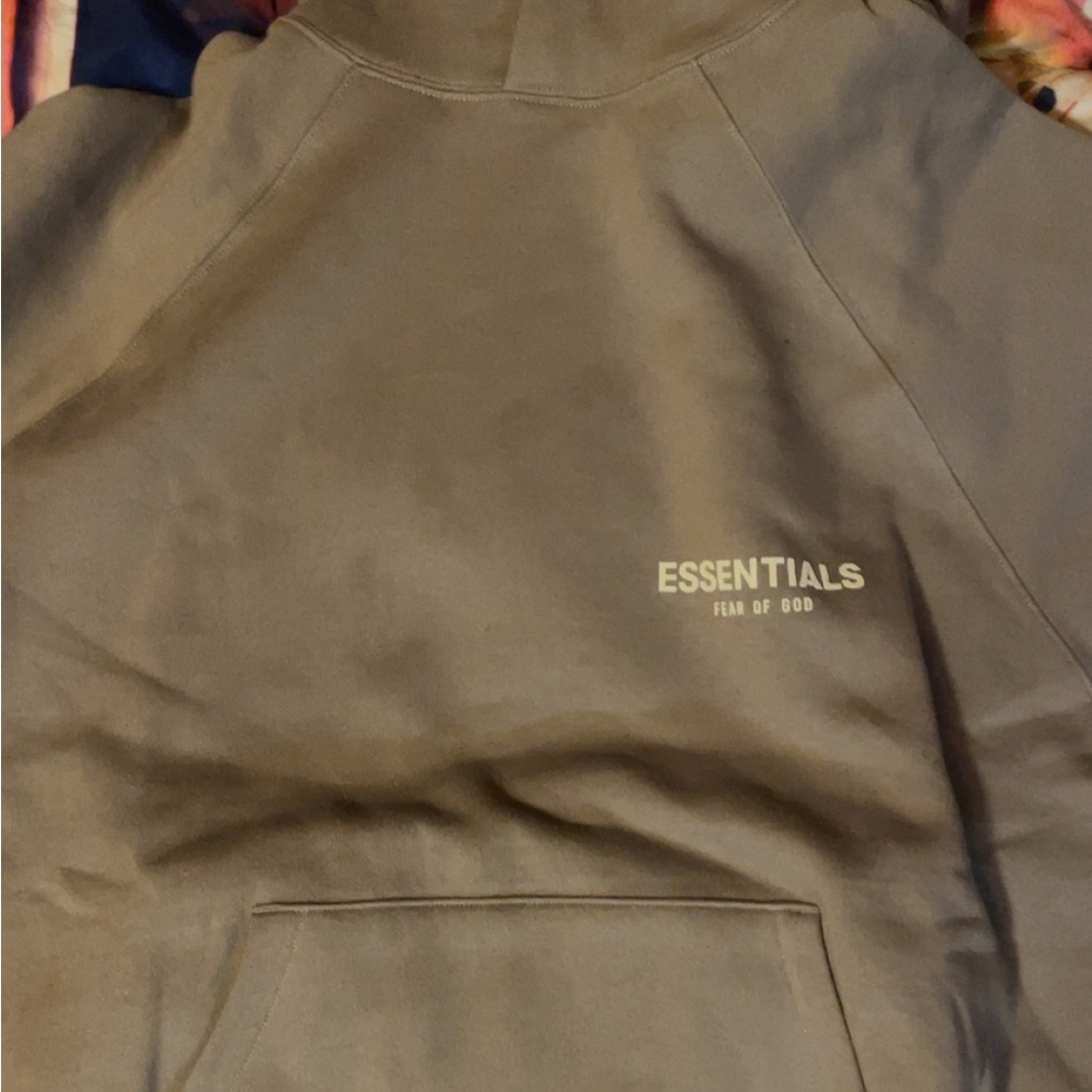 I am selling a tuape brown essential hoodie